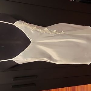 Satin Chemisr with pretty sheer panel
